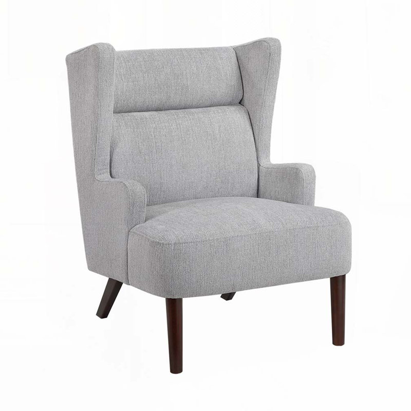 Fauteuil d'appoint en chenille, Gris
