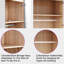 2 Door Manufactured Wood Wardrobe-2005850685
