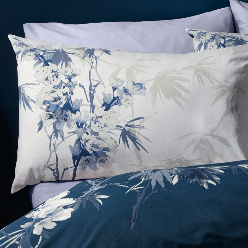 Kyoto Floral Reversible Duvet Cover Set, Super King