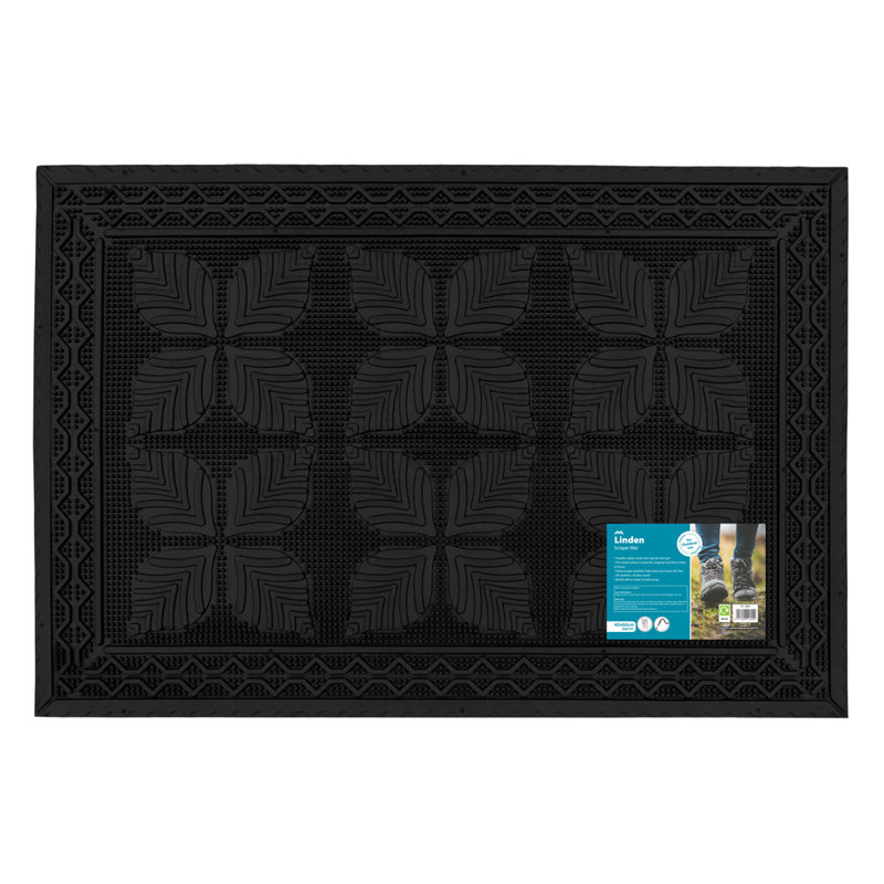 Non-Slip Geometric Outdoor Doormat