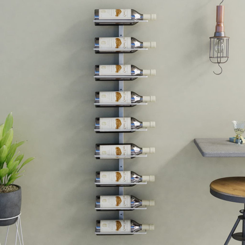 Support à vin Alixis, Blanc, H 38,6 po x l 9,4 po x P 3,7 po