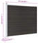 Zayante Fence Panel WPC 175x146 cm-454973286