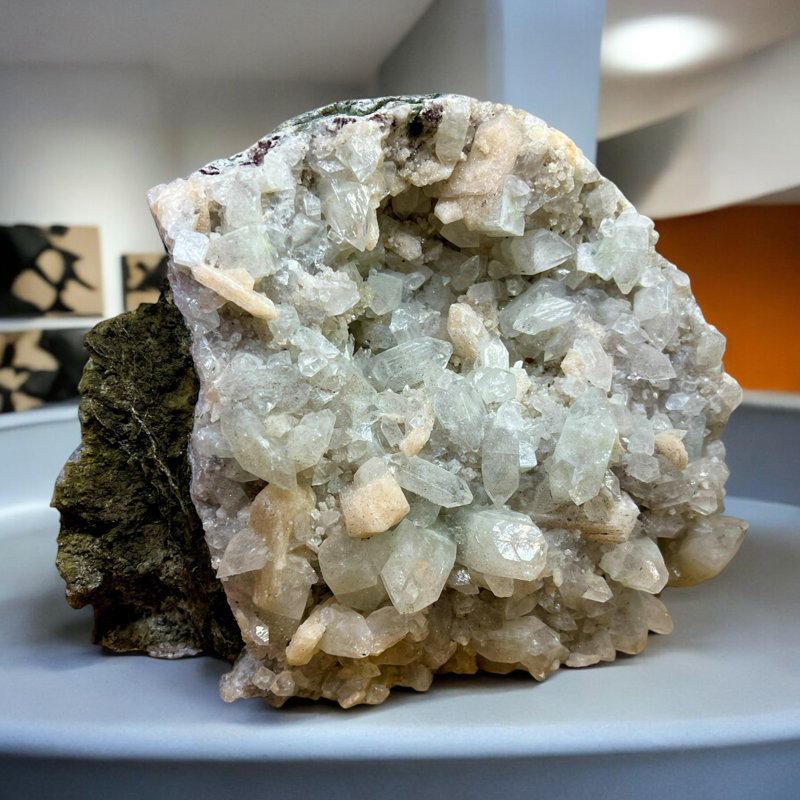 Leta Large Apophyllite Stilbite - Décoration intérieure brute