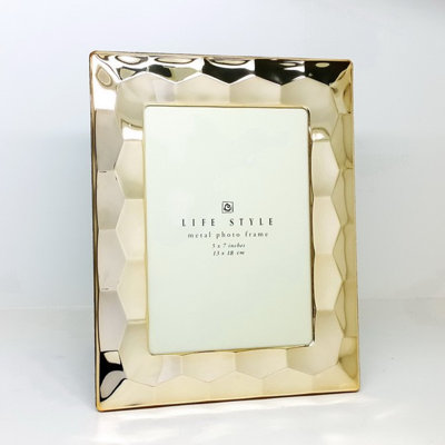 Lewellyn Metal Embossed Picture Frame