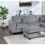 Ensemble de canapé modulaire contemporain à 3 brins en velours côtelé LAF-648906504