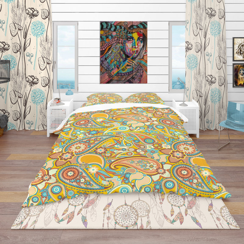 Ensemble de housse de couette en microfibre, Housse de couette très grand + 2 taies décoratives
