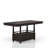 Deep Coffee Counter Height Dining Table