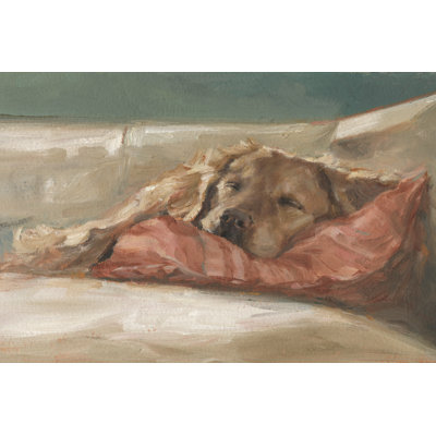 Taneika Traditional Canine Portrait II by Ethan Harper - Wrapped Canvas Print