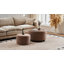 Repose-pieds 3 en 1 rembourré avec rangement, tabouret en velours Teddy, table basse avec plateau en bois et roulettes verrouillables pour le salon-1539547841