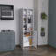 Riner Multistotage H 67 po avec 5 tablettes de rangement à 2 niveaux et 2 portes, blanc-2054486736