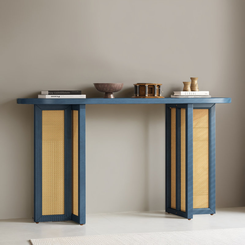Console de 48 po pour le couloir, Bleu marine