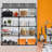 3-Shelf Wire Rack With Cover(2Pack)-272202159