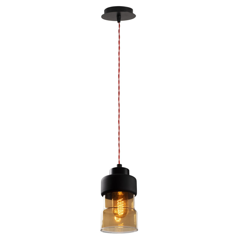 1 - Light Black Single Pendant