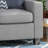 Three-Seater Sofa With Wood Legs