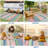 Outdoor Rug 9 x 12 ft Waterproof for Patios Clearance, Reversible Outdoor Plastic Straw Camping Rug Carpet, Large Rugs Mats for RV, Camper, Deck, Balcony, Beach, Picnic, UV Resistant Area Rug-48010161-48010160