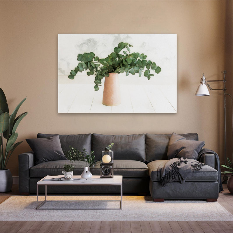 Eucalyptus, nature morte, H 60 po x l 40 po