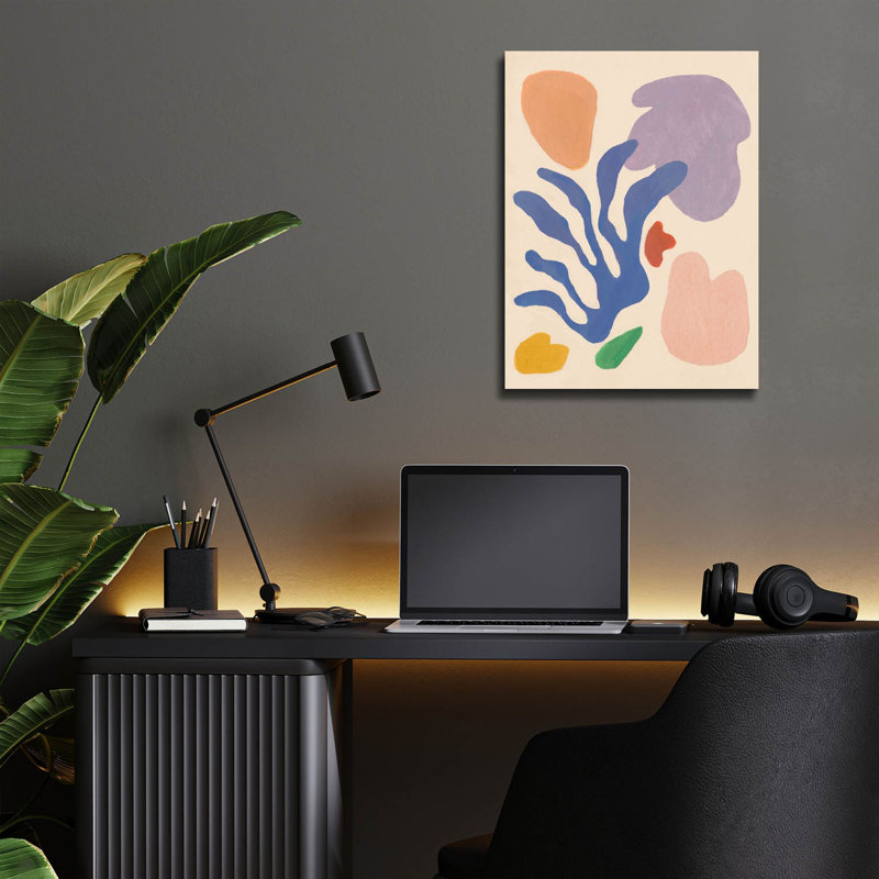 «Honoring Matisse Warm V2» par Danhui Nai, art mural en verre acrylique, H 16 po x l 12 po x P 0,13 po