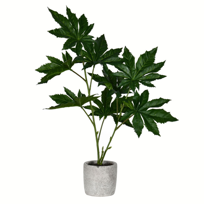 17'' Faux Papaya Plant in Pot