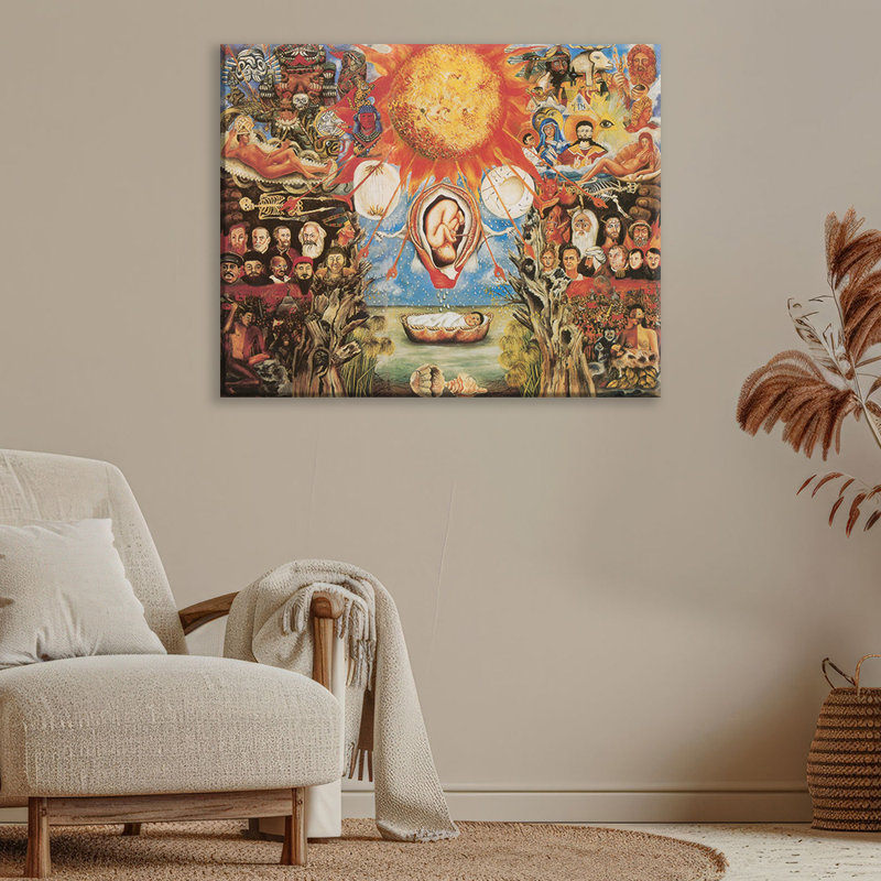 «Nucleus of Creation (Moses)» par Frida Kahlo, toile tendue avec châssis, H 28 po x l 40 po