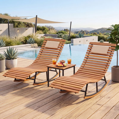Chaise longue d'extérieur Azoria