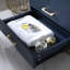 Meuble-lavabo simple 24 po avec lavabo moderne bleu
