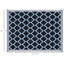 Tapis d'extérieur réversible, polypropylène imperméable 9 pi x 12 pi, motif bleu et blanc, portable avec sac de transport, piquets inclus