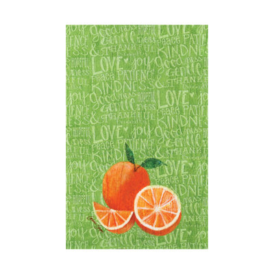 Fruit Printed Flour Sack Kitchen Towel Dishtowel