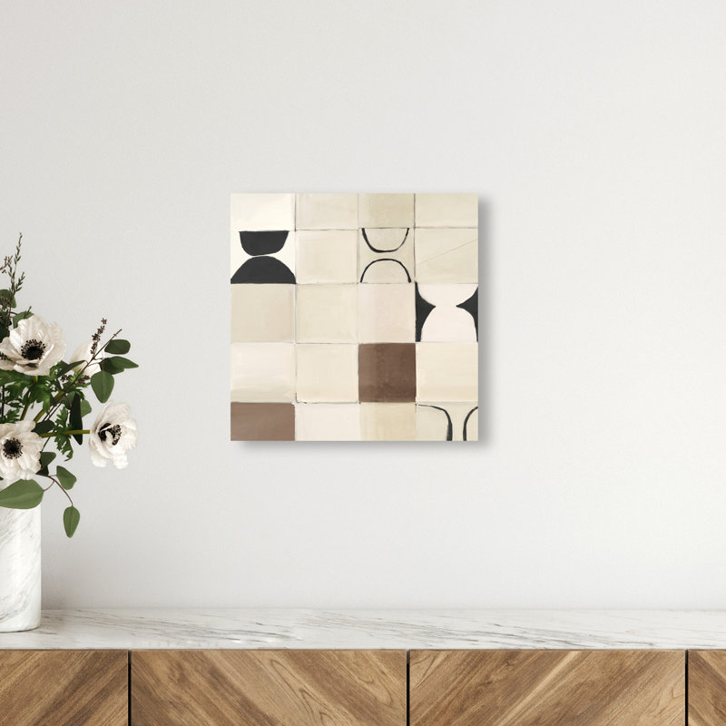 Boho Tiles Print by Oliver Gal, 12" H x 12" W, Gallery Wrapped