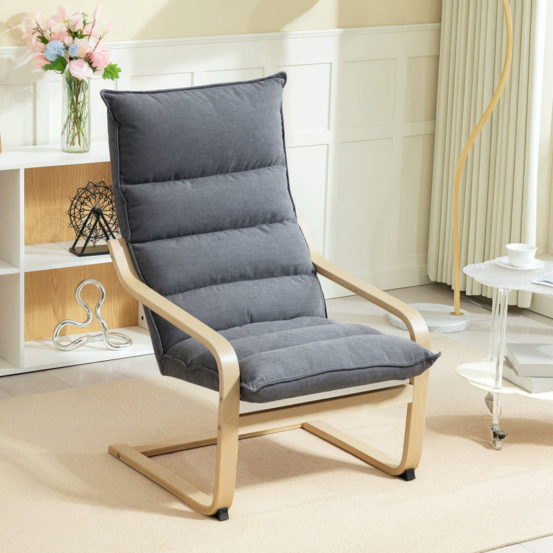 Fauteuil d'appoint moderne Birch, Gris