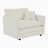 Accent Chair, High-End Chenille Upholstered Armchairs, Living Room Side Chairs With Toss Pillow, Chenille-321294539-331873175