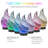 Oil Diffuser & Essential Oils Set - Aromatherapy Diffuser With 6 Essential Oils Set, Ultrasonic Cool Mist Oil Diffusers For Essential Oils, 4 Timer & 7 LED Light, Waterless Auto Shut-Off