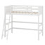 Lit mezzanine en bois avec échelle-1035091654