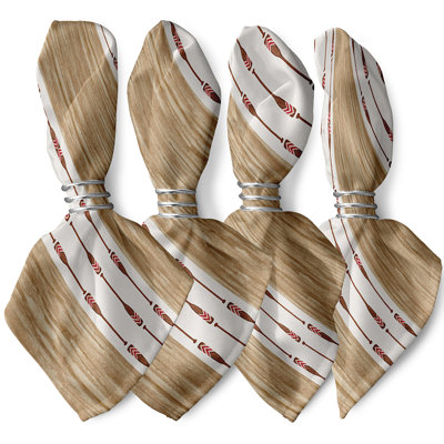 Aksel Polyester Nautical Square Napkin