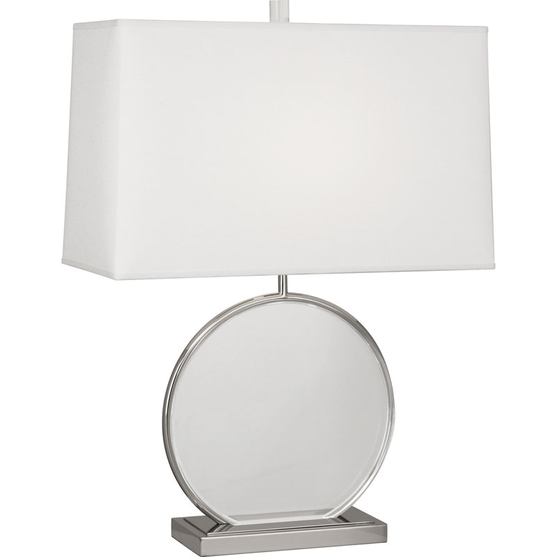 Alice Metal Table Lamp, Polished Nickel