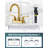 2-handle Bathroom Faucet with Drain Assembly-80871100