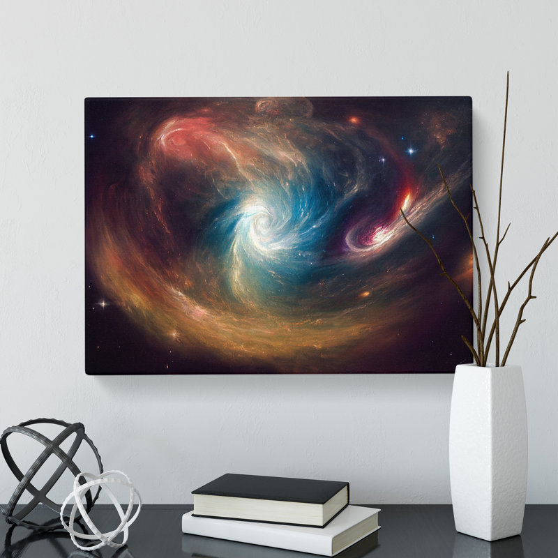 Captivating Galaxy Vol.5 - Wrapped Canvas Photograph - Wrapped Canvas, 50cm H x 76cm W x 3cm D