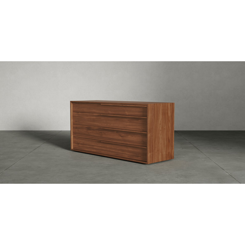 Jane 4 Drawer Dresser, Walnut