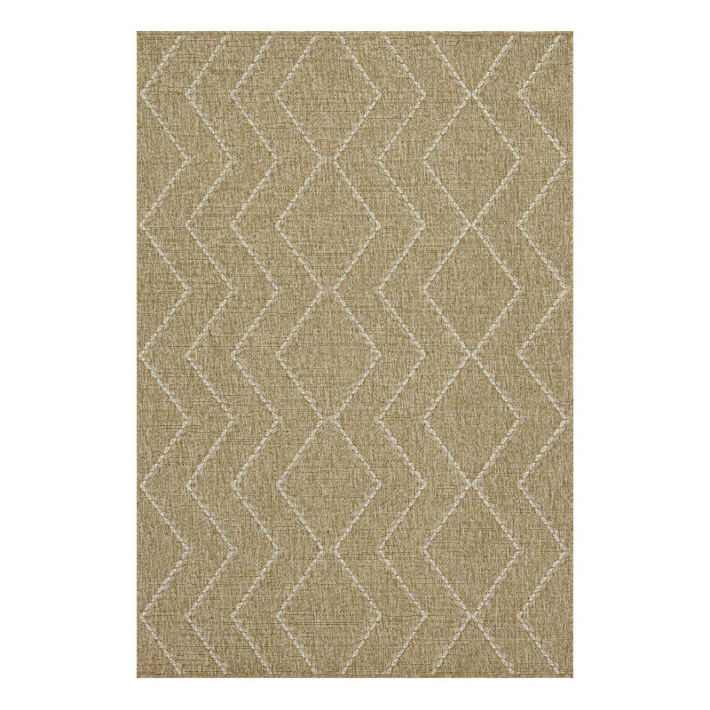Diamond Motifs Indoor/Outdoor Area Rug, Rectangle 5'3" x 7'3"