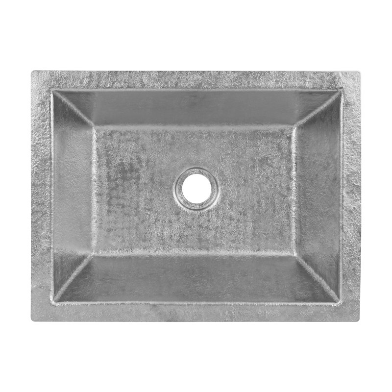 Terra Firma 17'' L Bathroom Sink, Nickel