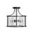 Eura Crystal Semi Flush Mount