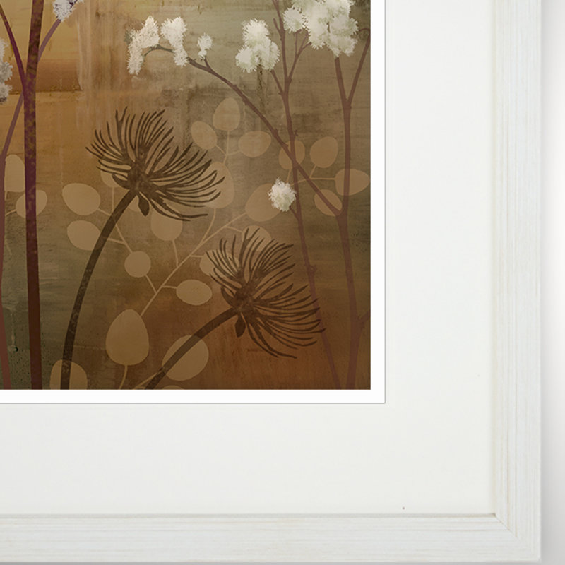 « mistys », ensemble de 2 reproductions de peintures à l’acrylique encadrées, Blanc