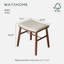 Tabouret de maquillage en noyer massif-937807478-937807480-937807482