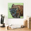 «A Large Bison» par Carolee Vitaletti, art mural sur toile-113938496