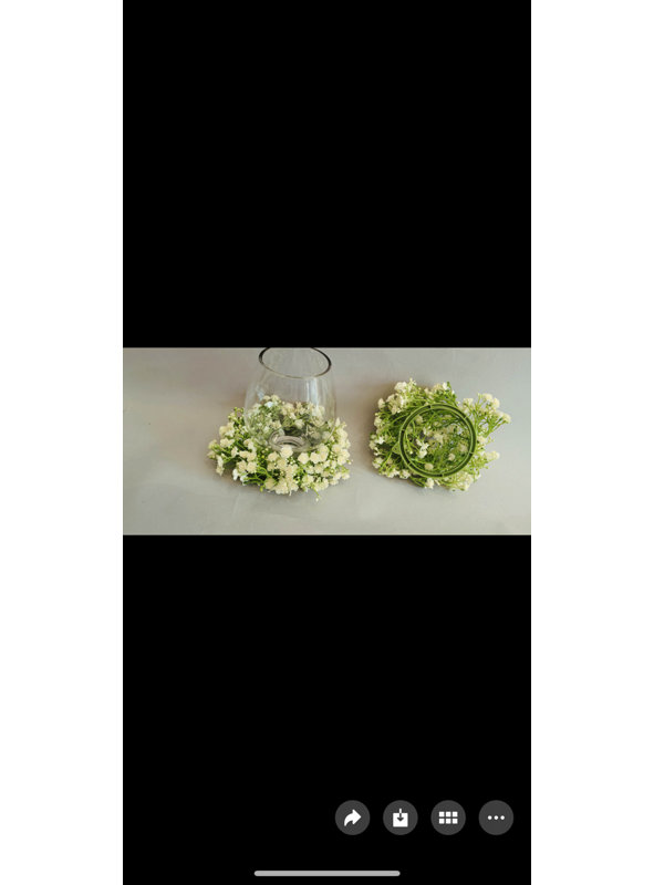 Couronne de gypsophile