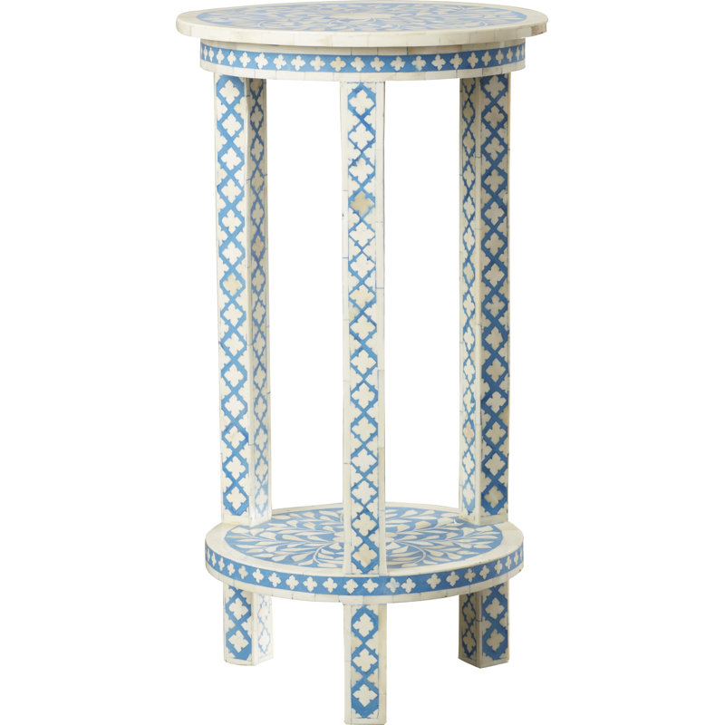 Vivienne Bone Inlay Side Table