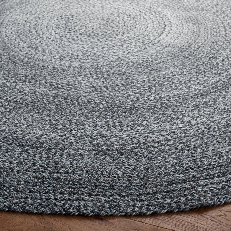 Handmade Braid Rules Silver/ Grey Modern Handmade Eco-friendly Thick Felt  Wool Rug - Bed Bath & Beyond - 9104183