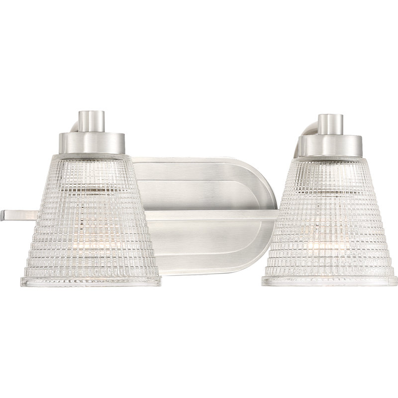 Éclairage pour meuble-lavabo 2 lumières Haskett