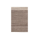 Elantra Wool Plaid Area Rug in Cream And Brown