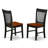 9 Piece Dining Set Includes a Rectangle Dining Table with Butterfly Leaf and 8 Kitchen Chairs, Black & Cherry