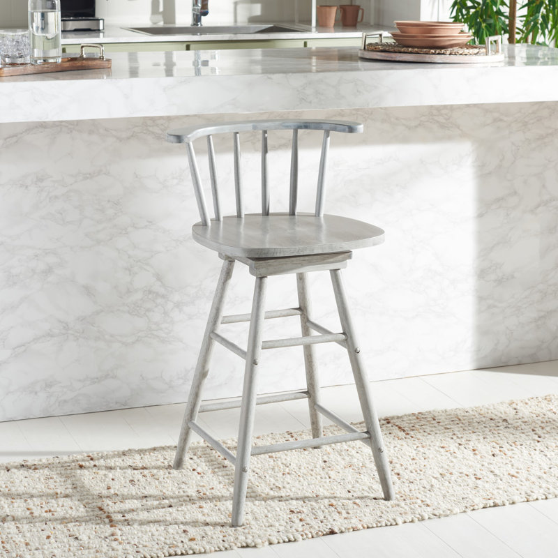 Tabouret de comptoir pivotant Ray, Gris